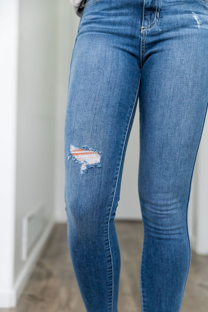 Springtime High Rise Skinny Jeans - ALL SALES FINAL