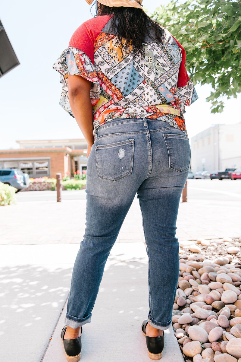 Stretchy Boyfriend Jeans