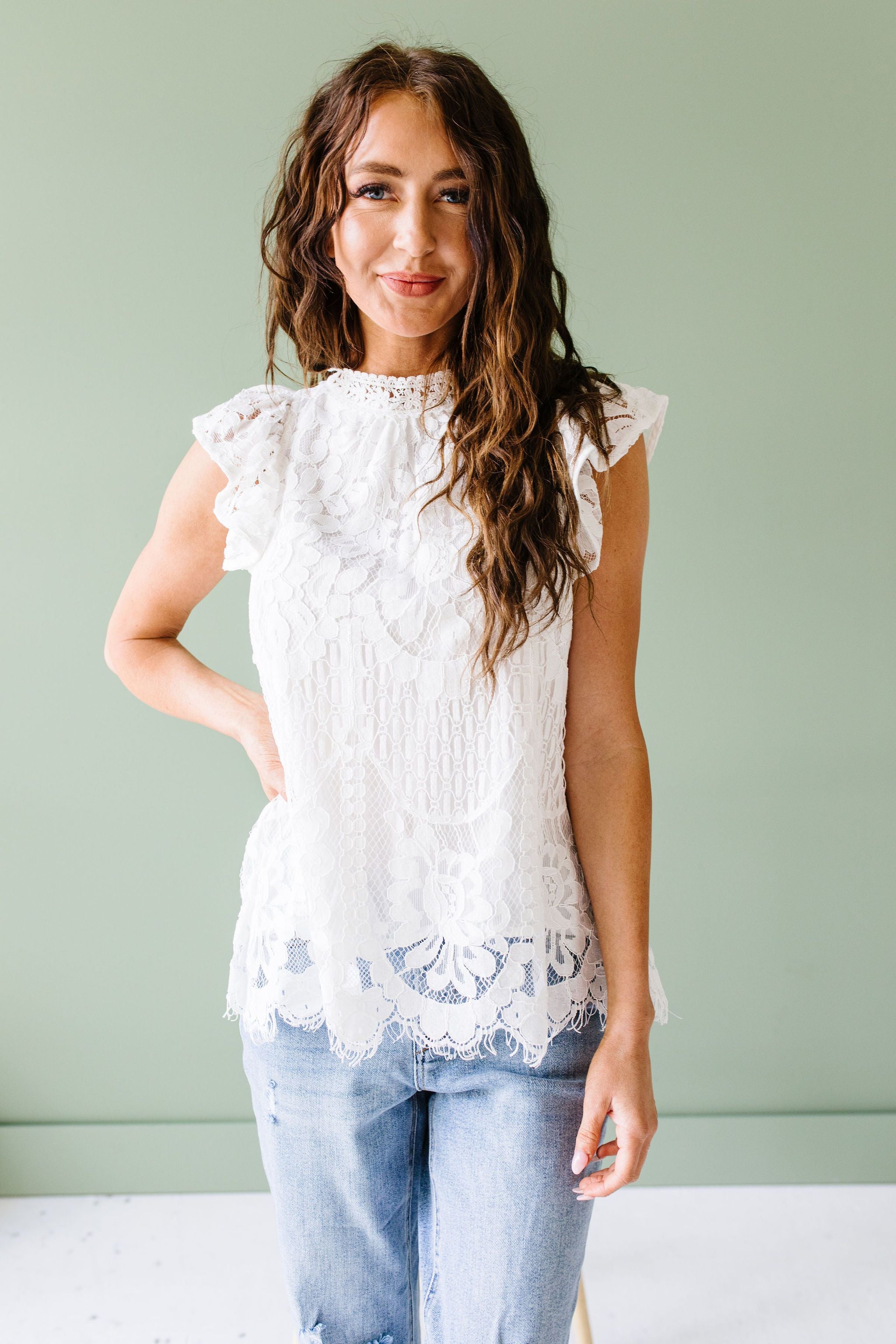 Sweet Sophisticate Lace Blouse