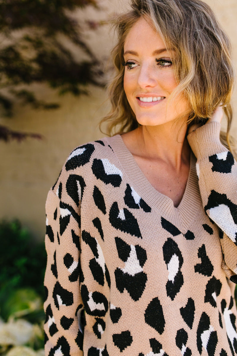 The Cat's Meow Leopard Sweater
