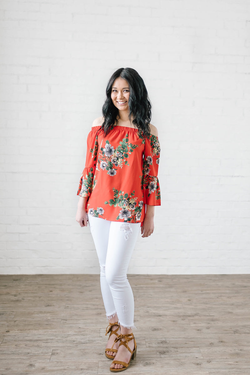 The Natalie Floral Top