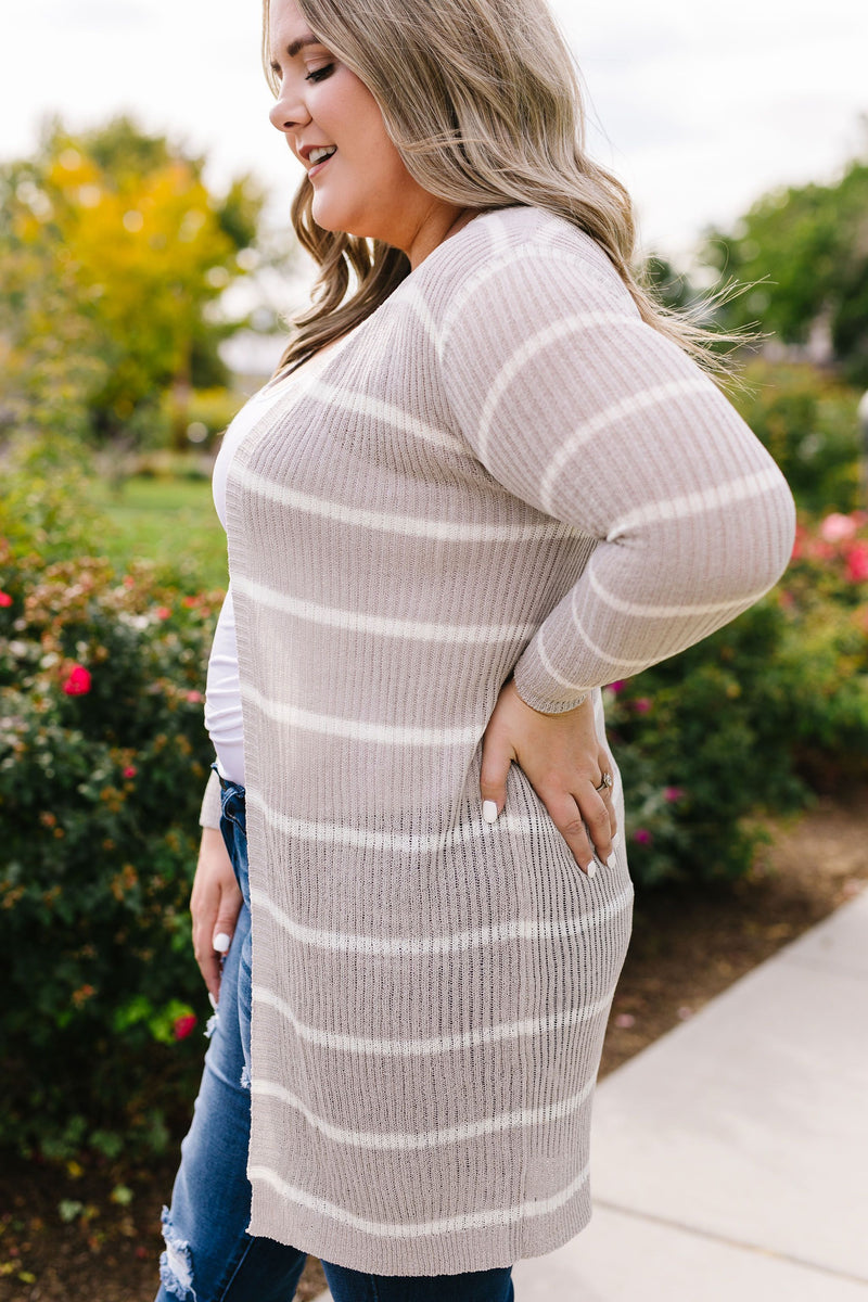 The Space Between Gray Cardigan