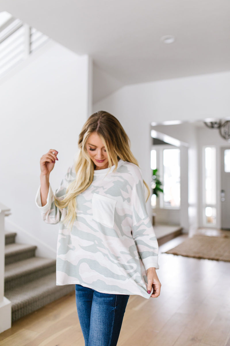 There's No Hiding Camo Pullover