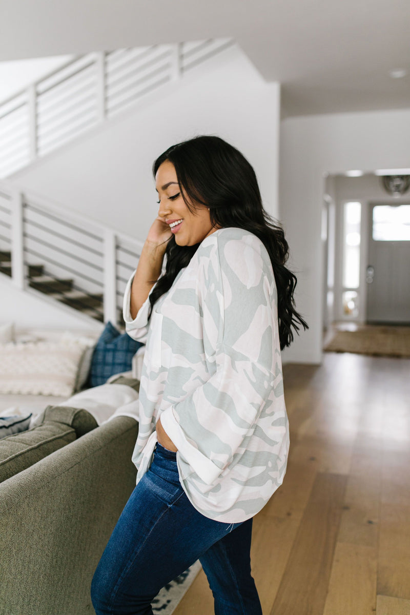 There's No Hiding Camo Pullover