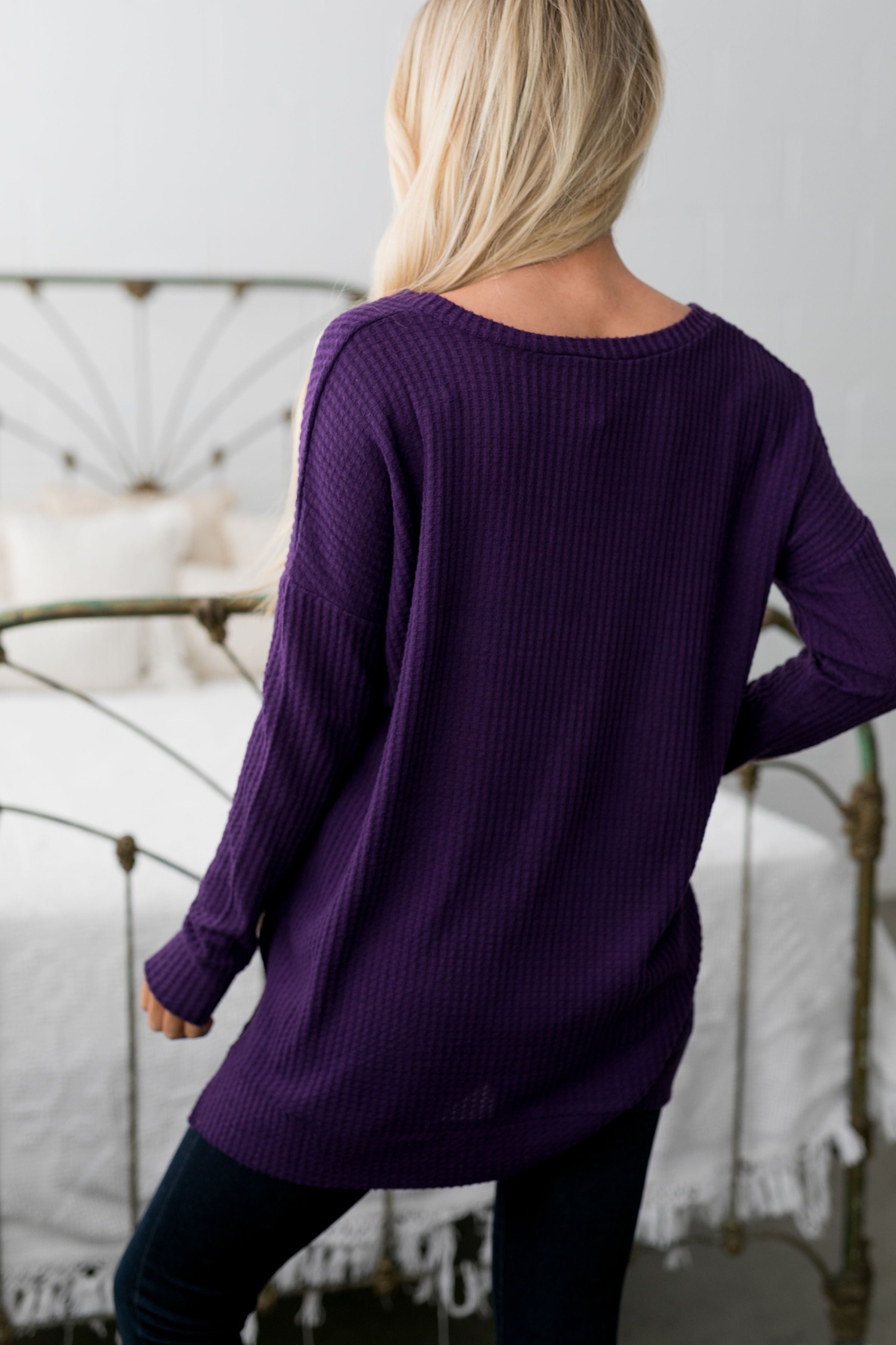 Thermal Tunic In Purple
