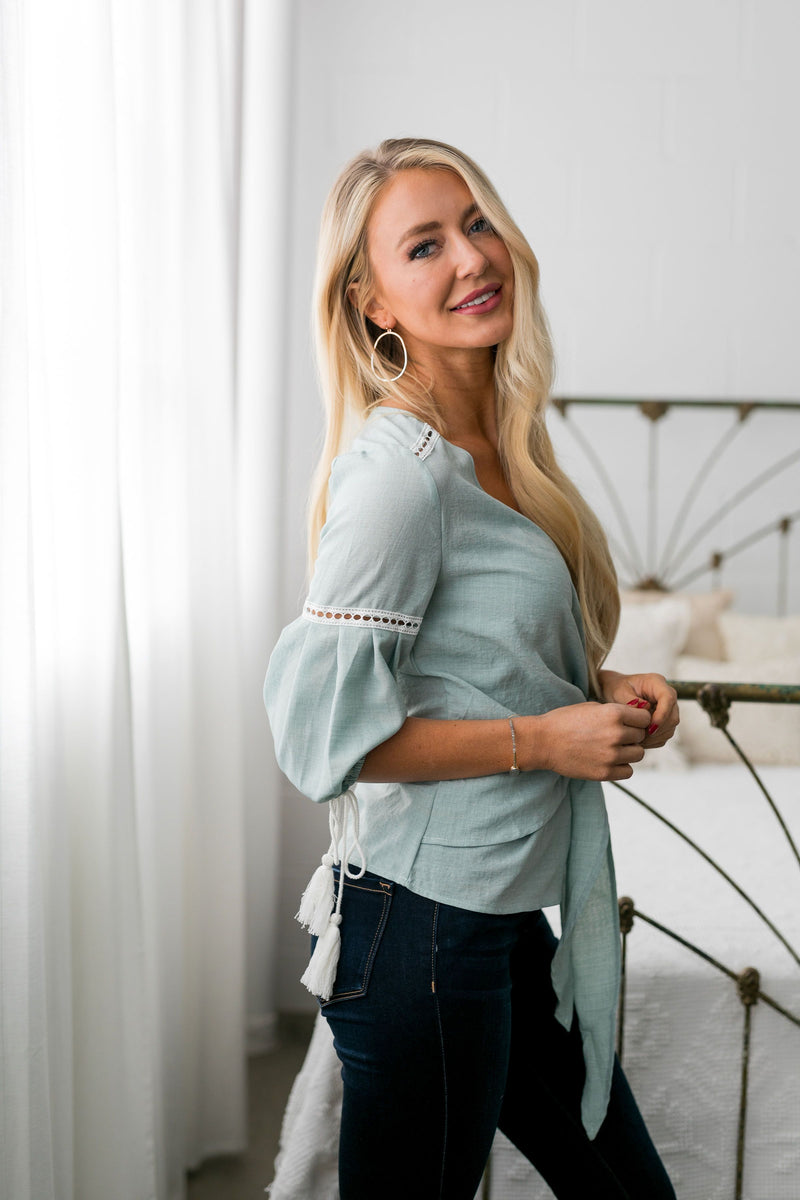 Tied Up With A Bow Blouse - ALL SALES FINAL