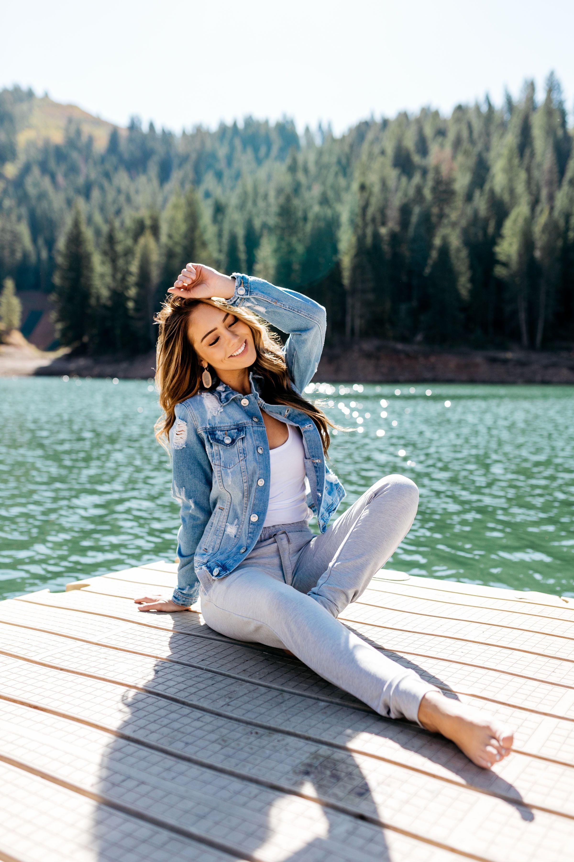 Time To Chill Joggers In Heather Gray