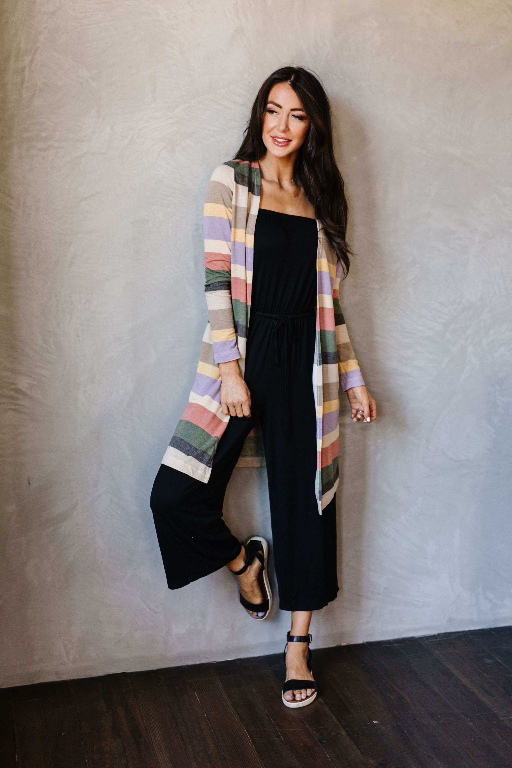 Tranquil Stripes Cardigan
