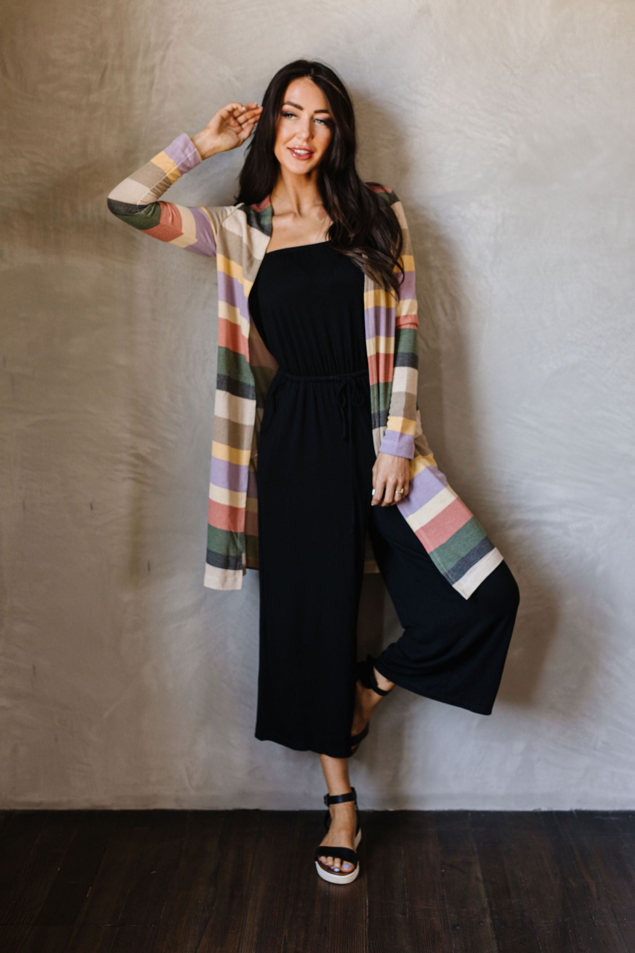 Tranquil Stripes Cardigan