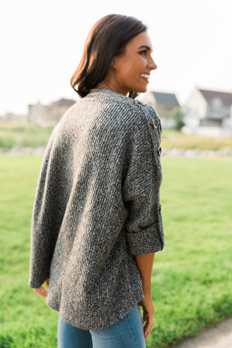 Winthrop Sweater in Charcoal