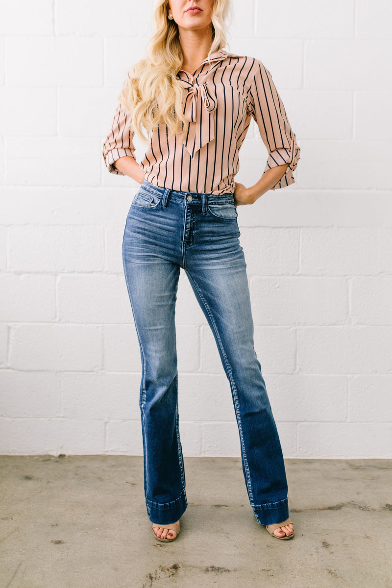 You've Got Flair Flared Jeans - ALL SALES FINAL
